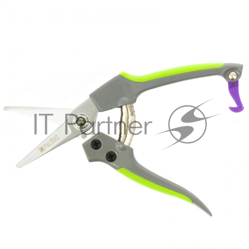 Секатор цветочный, 180 мм, металлические обрезиненные рукоятки// Palisad