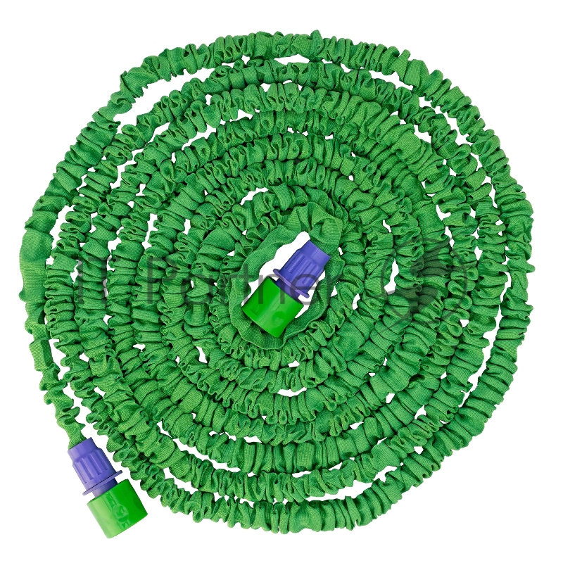 Набор поливочный, усиленый растягивающийся шланг 15м, 7-реж пистолет, соед., адаптер// Palisad