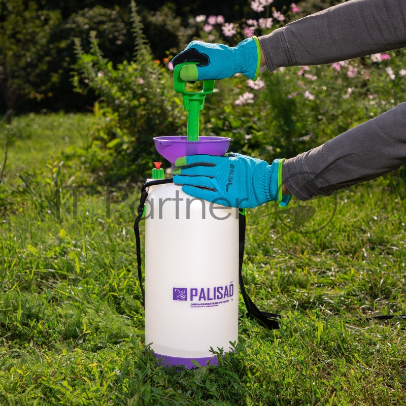 Опрыскиватель 7 л, ручной, усиленный, с горловиной, насосом, шлангом, разбрызгивателем// Palisad