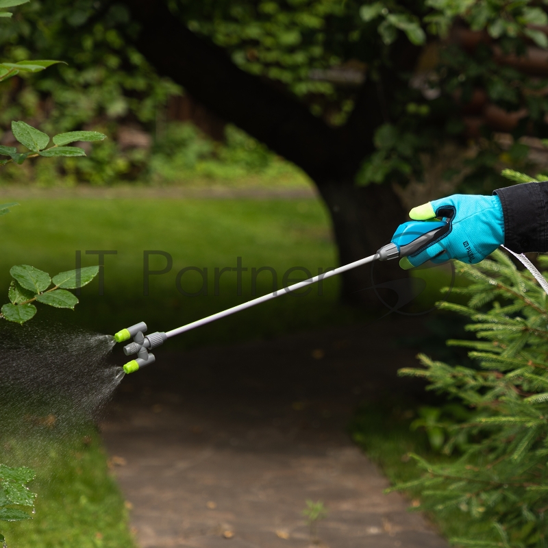 Опрыскиватель ранцевый, 12л., с насосом, шлангом, разбрызгивателем, LUXE// Palisad