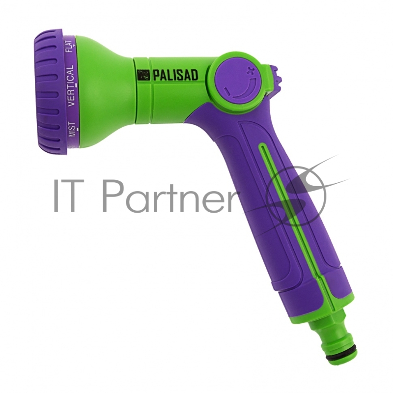 Пистолет-распылитель, 8 режимов, двухкомпонентная рукоятка// Palisad