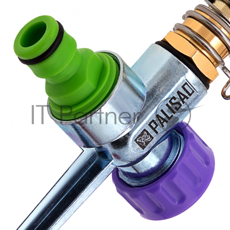 Разбрызгиватель латунный, импульсный, с регулировкой угла горизонт. распыления до 26 м// Palisad