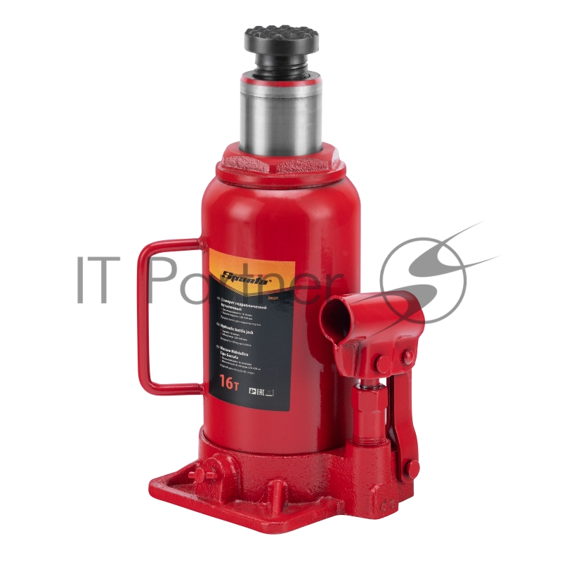 Домкрат SPARTA 50327 гидравлический бутылочный 16 т h подъема 220-420мм
