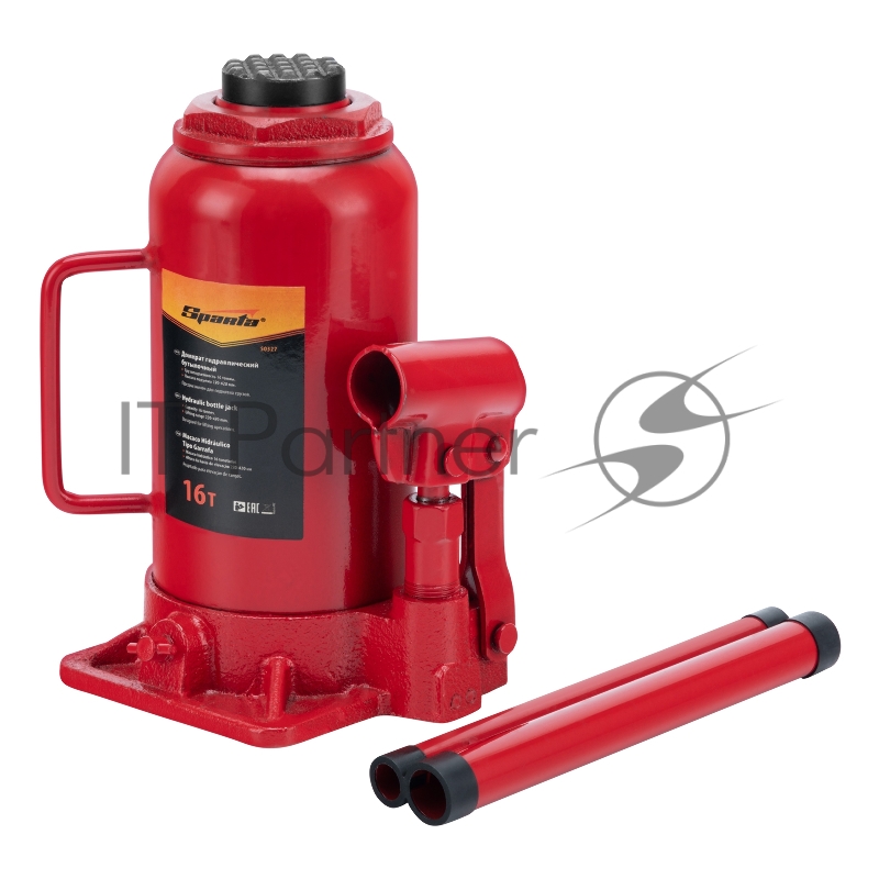 Домкрат SPARTA 50327 гидравлический бутылочный 16 т h подъема 220-420мм