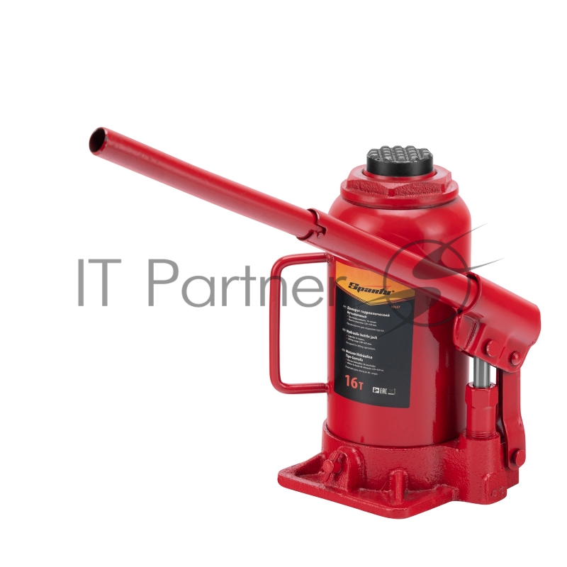 Домкрат SPARTA 50327 гидравлический бутылочный 16 т h подъема 220-420мм