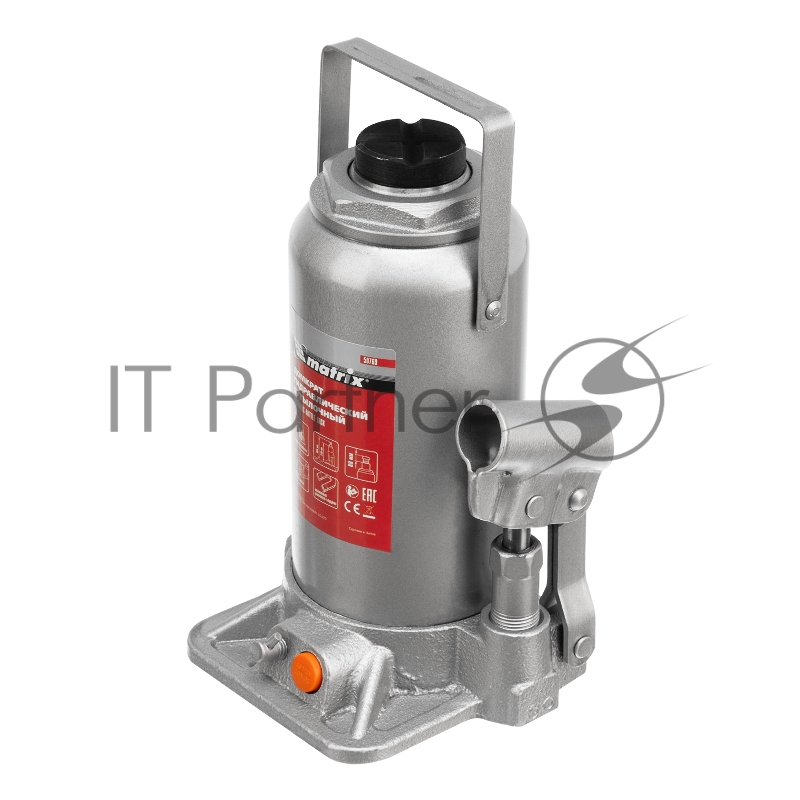 Домкрат гидравлический бутылочный, 16 т, h подъема 230–460 мм// Matrix