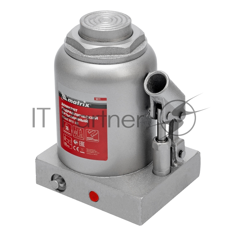 Домкрат гидравлический бутылочный, 30 т, h подъема 244–370 мм// Matrix