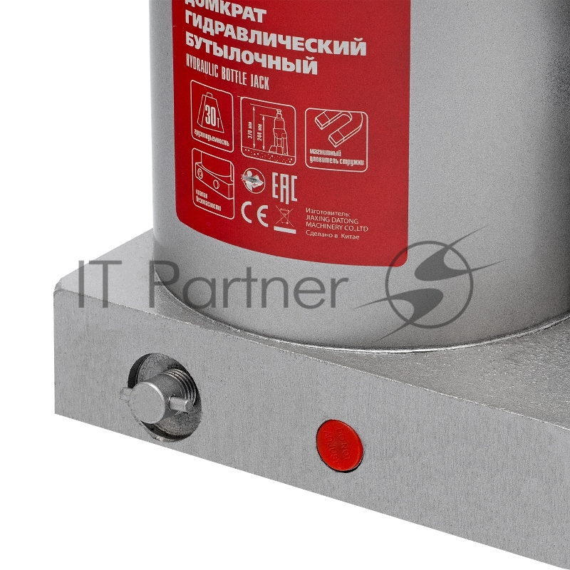 Домкрат гидравлический бутылочный, 30 т, h подъема 244–370 мм// Matrix