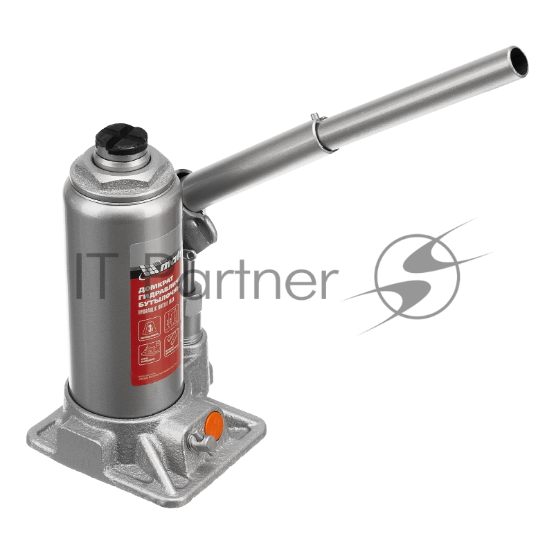 Домкрат гидравлический бутылочный, 3 т, h подъема 178–343 мм// Matrix