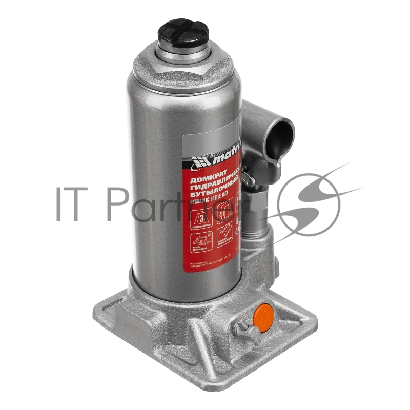 Домкрат гидравлический бутылочный, 3 т, h подъема 178–343 мм// Matrix