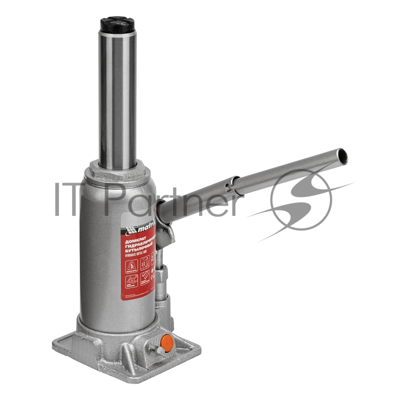 Домкрат гидравлический бутылочный, 5 т, h подъема 197–382 мм// Matrix