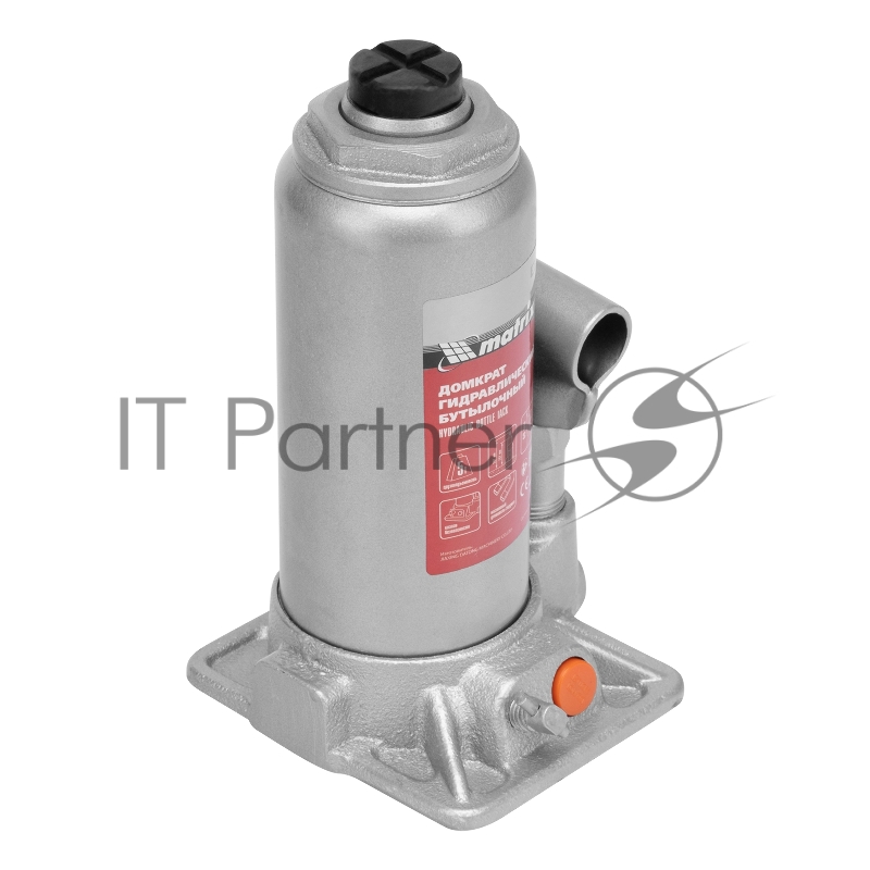 Домкрат гидравлический бутылочный, 5 т, h подъема 197–382 мм, в пласт. кейсе// Matrix