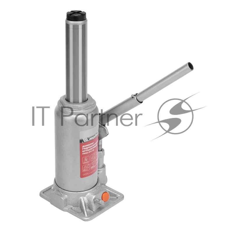 Домкрат гидравлический бутылочный, 5 т, h подъема 197–382 мм, в пласт. кейсе// Matrix