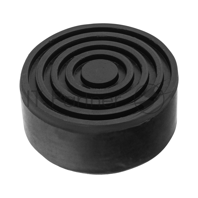 Резиновая опора для подкатного домкрата универсальная, с увеличенной высотой, Россия// Matrix