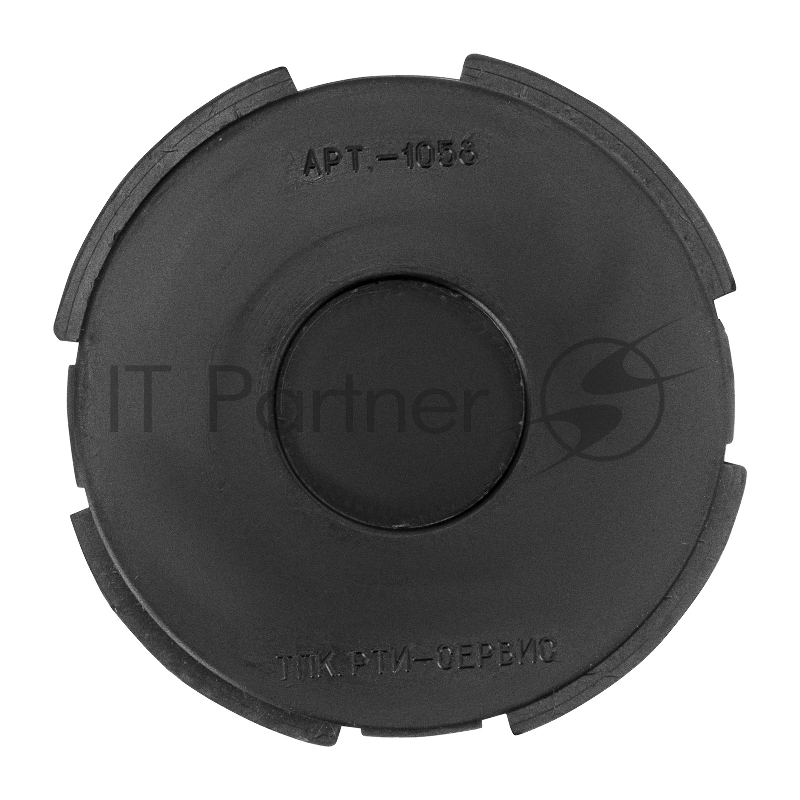 Резиновая опора для подкатного домкрата универсальная, D=100 mm, d=90, H=12 mm// Matrix