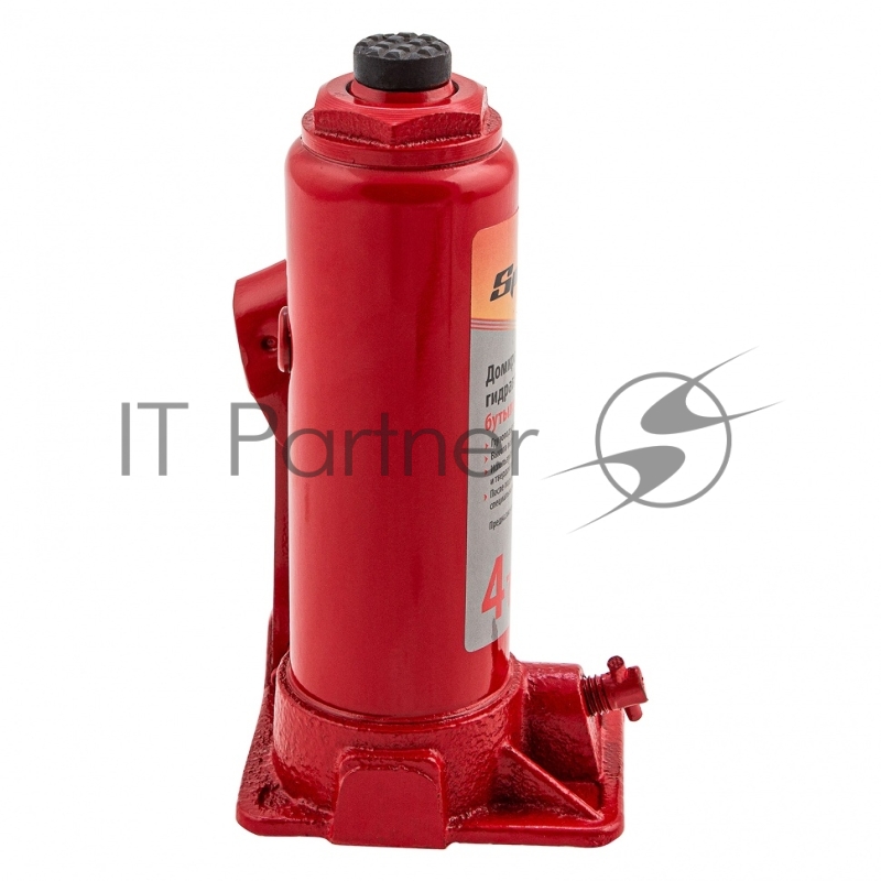 Домкрат гидравлический бутылочный, 4 т, h подъема 180–320 мм, Compact// Sparta
