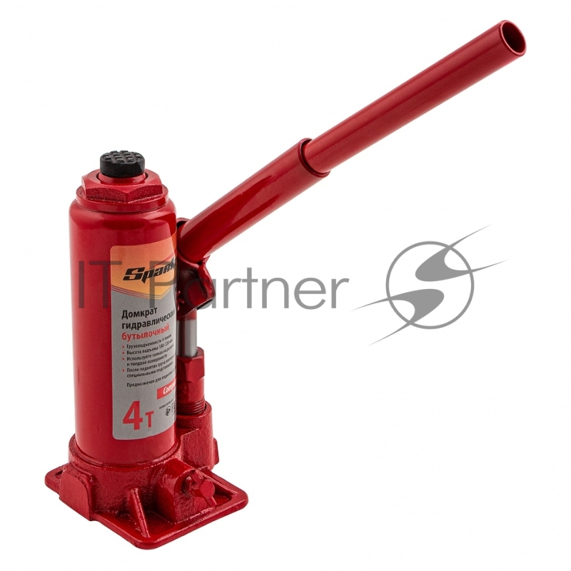 Домкрат гидравлический бутылочный, 4 т, h подъема 180–320 мм, Compact// Sparta
