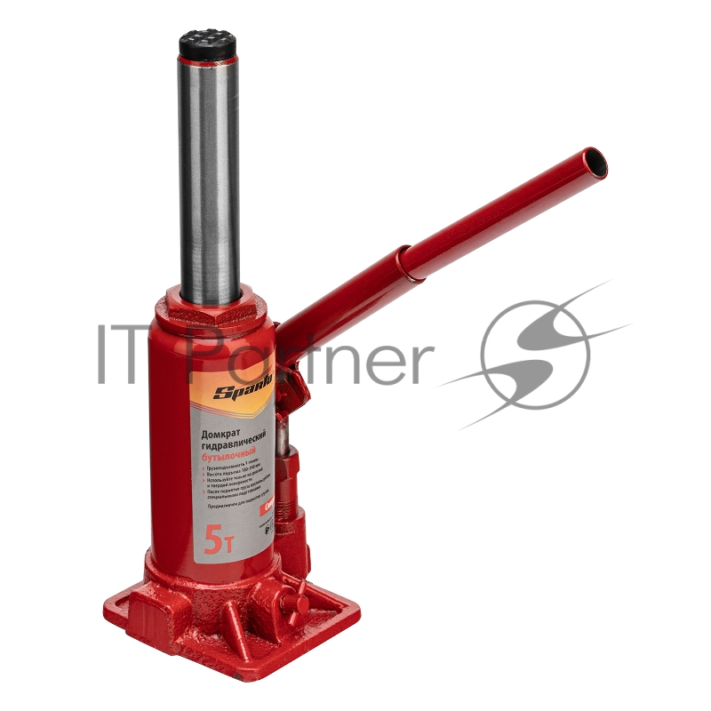 Домкрат гидравлический бутылочный, 5 т, h подъема 180-340 мм, Compact// Sparta