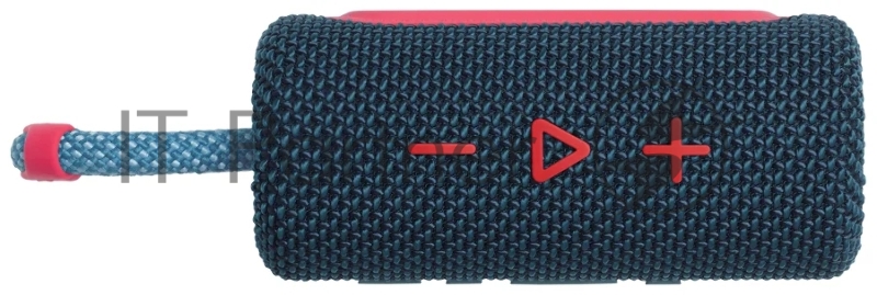 Динамик JBL Портативная акустическая система JBL GO 3 синяя/розовая