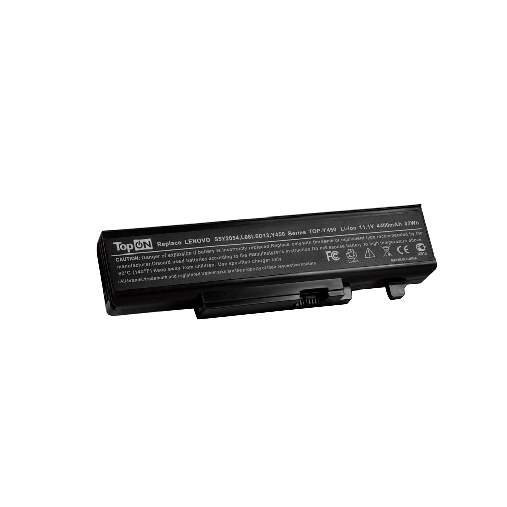 Аккумулятор для ноутбука Lenovo IdeaPad Y450, Y450A, Y450G, Y550, Y550P Series. 11.1V 4400mAh 49Wh. 55Y2054, L08L6D13.
