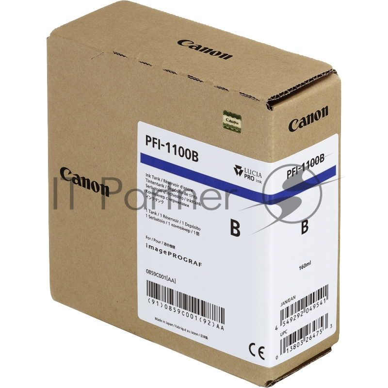 Картридж/ PFI-1100 Blue