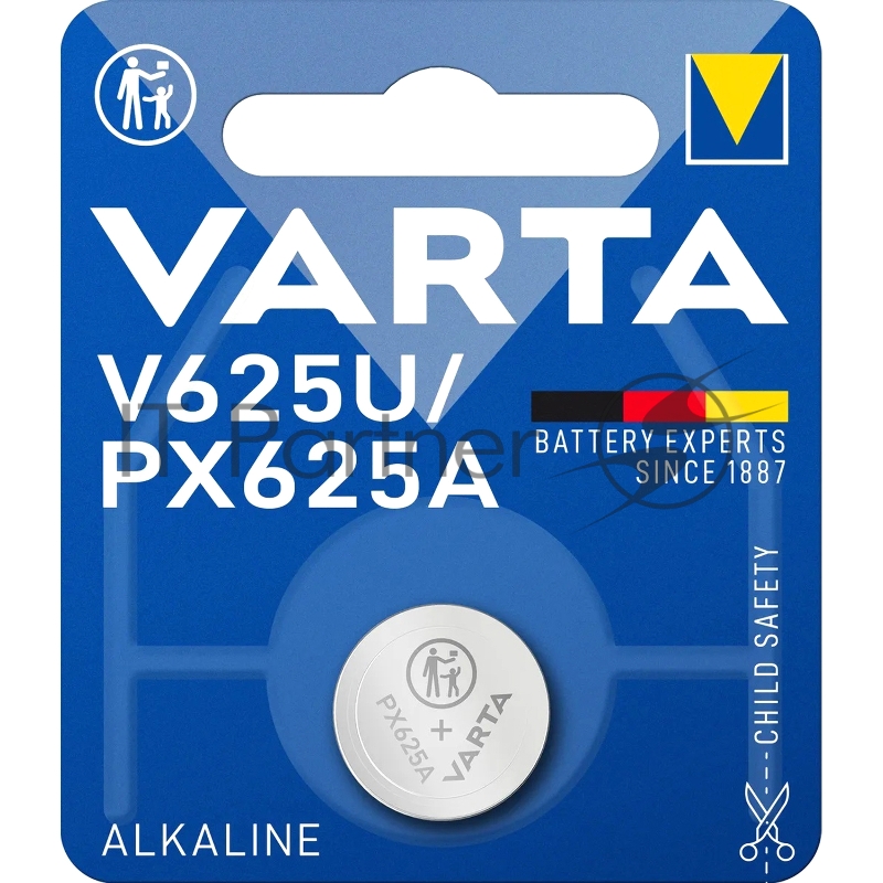Батарейка Varta ELECTRONICS LR9/625 BL1 Alkaline 1.55V (4626) (1/10/100)