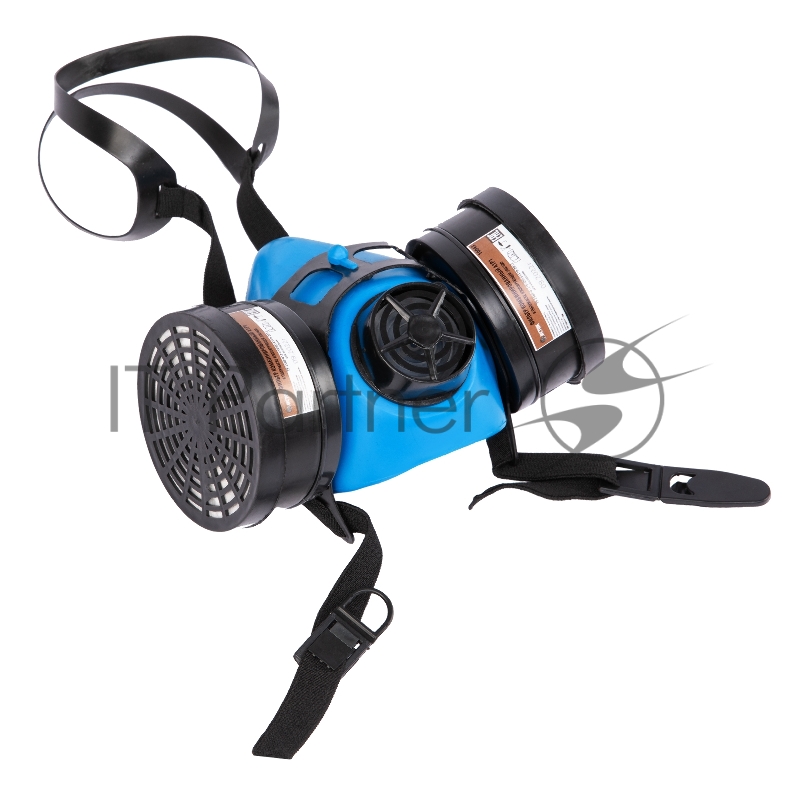 Полумаска изолирующая ИСТОК-300/400 со сменными комбинированными фильтрами А1Р1// Россия