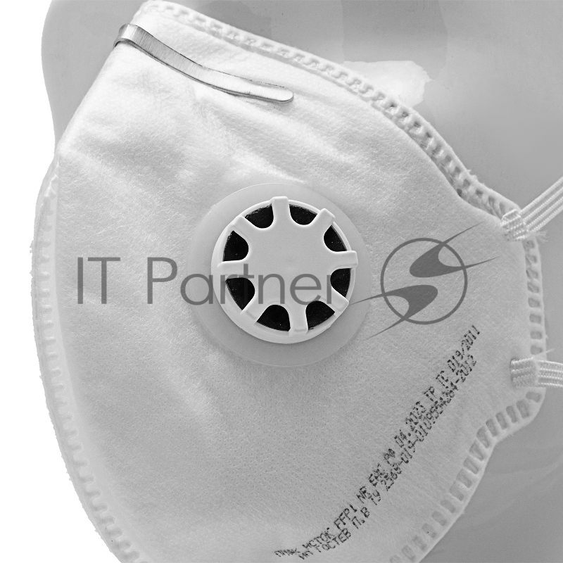 Полумаска фильтрующая складная, модель ИСТОК, с клапаном выдоха FFP1 NR// Россия