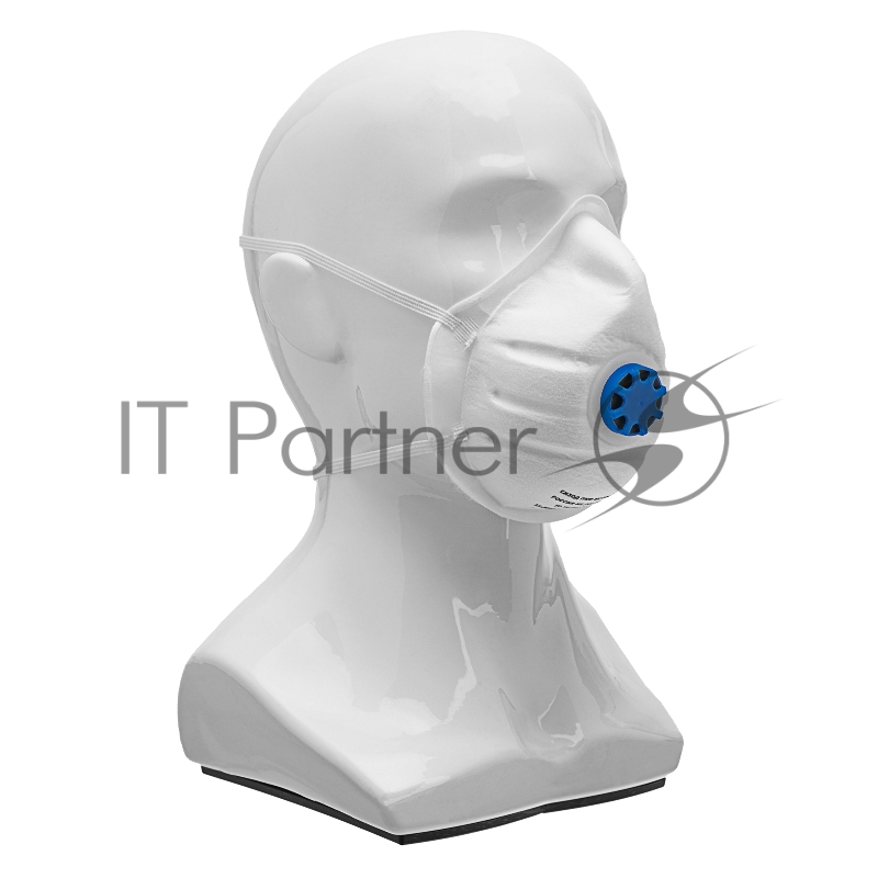 Полумаска фильтрующая формованная, модель ИСТОК, с клапаном выдоха, FFP1 NR,10шт// Россия