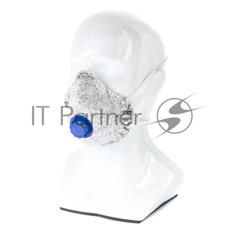 Полумаска фильтрующая формов.,модельИСТОК,с угольным слоем,с клапаном выдоха,FFP1 NR,10шт// Россия