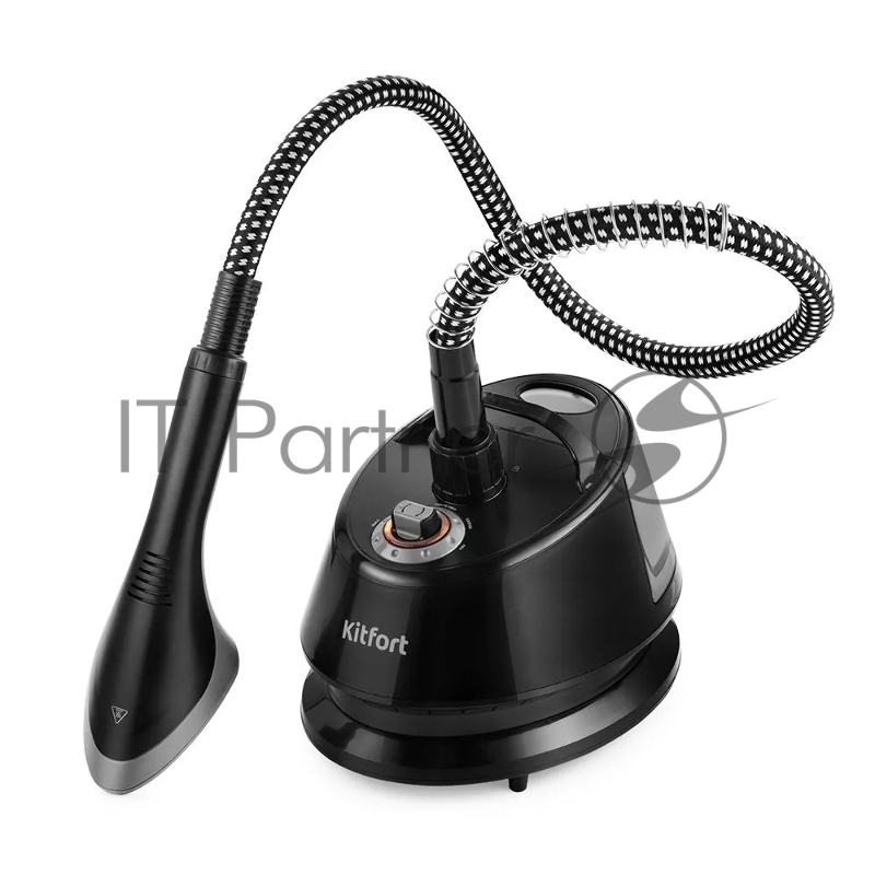 Отпариватель напольный Kitfort КТ-9112 1580Вт черный/серебристый