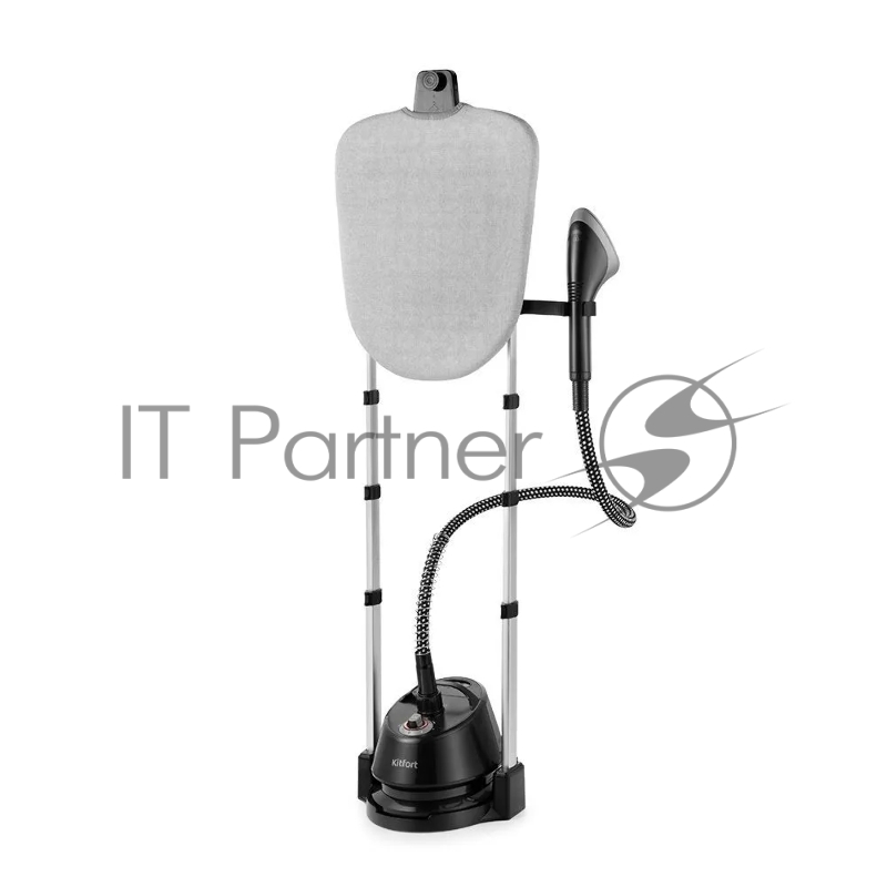 Отпариватель напольный Kitfort КТ-9112 1580Вт черный/серебристый