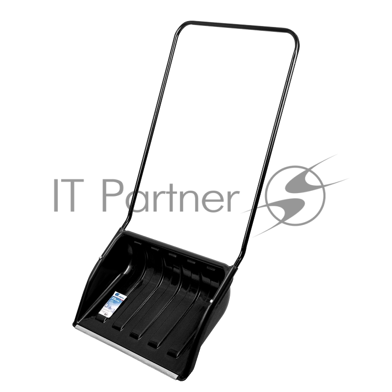 Движок для уборки снега пластиковый, 690х470х1420 мм, стальная рукоятка, Россия// Сибртех