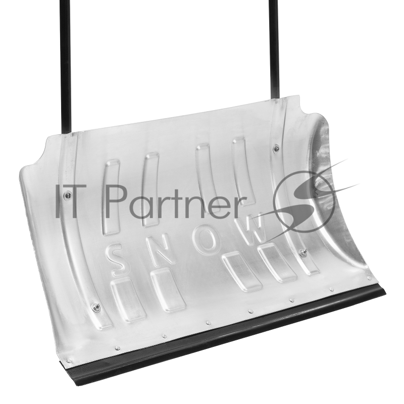 Движок для уборки снега алюминиевый, 750х420х1120 мм, усиленный, стальная рукоятка, Россия// Сибртех