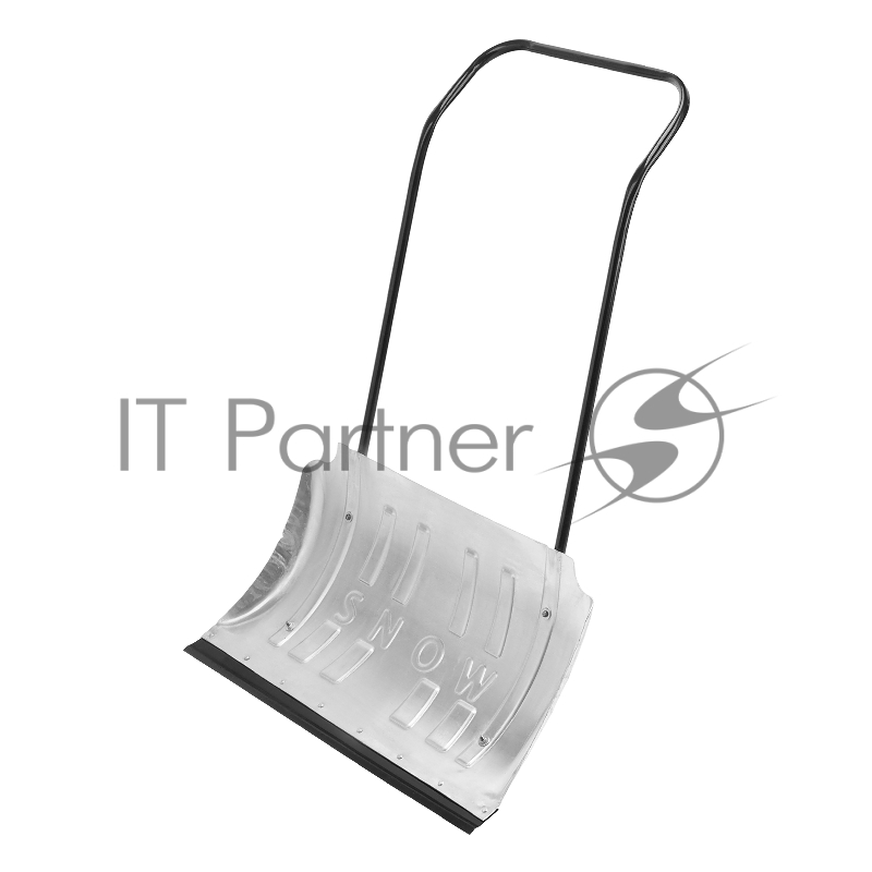 Движок для уборки снега алюминиевый, 750х420х1120 мм, усиленный, стальная рукоятка, Россия// Сибртех