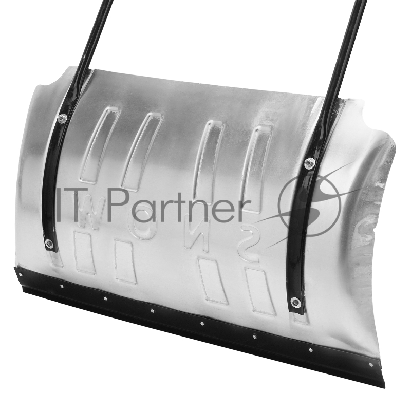 Движок для уборки снега алюминиевый, 750х420х1120 мм, усиленный, стальная рукоятка, Россия// Сибртех