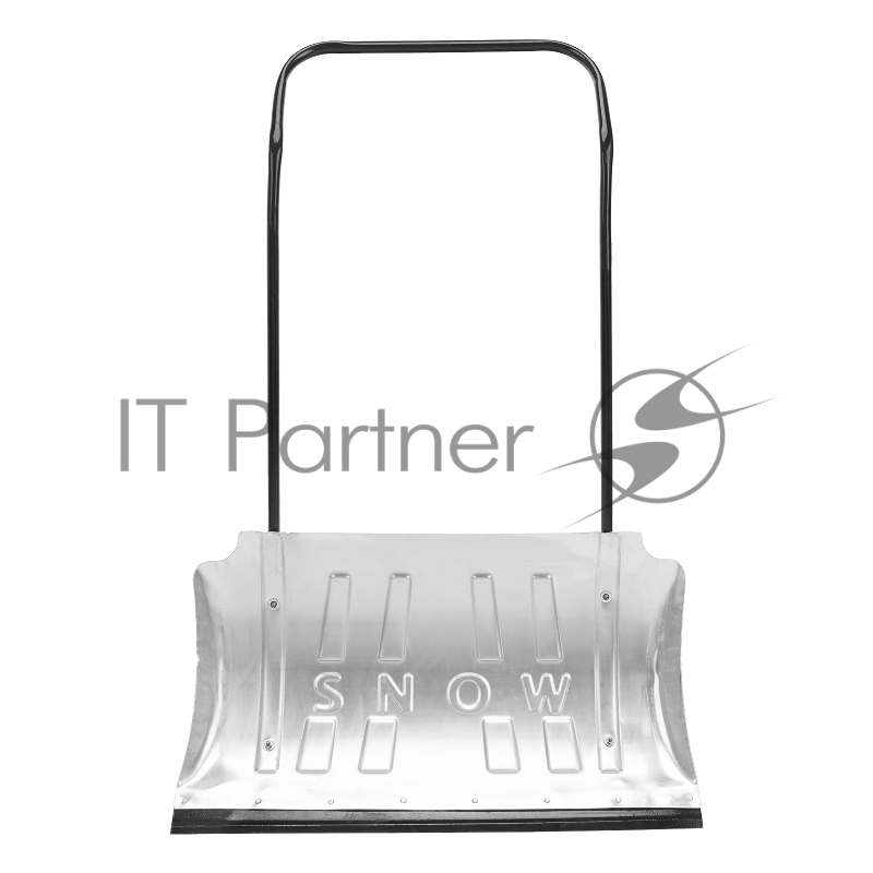 Движок для уборки снега алюминиевый, 750х420х1120 мм, усиленный, стальная рукоятка, Россия// Сибртех