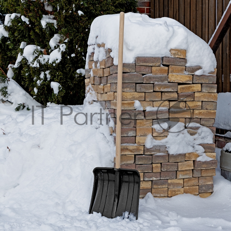 Лопата для уборки снега пластиковая, 350х350 мм, без черенка, Россия// Сибртех