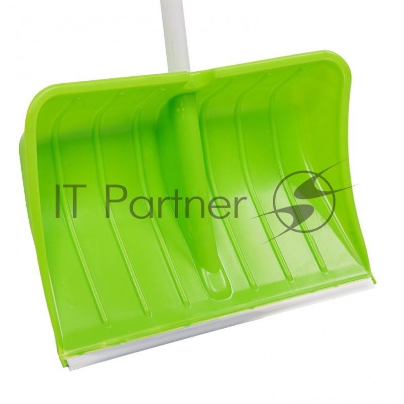 Лопата для уборки снега пластиковая PROFI, 535х385х1400 мм, стальной черенок, Россия// Сибртех