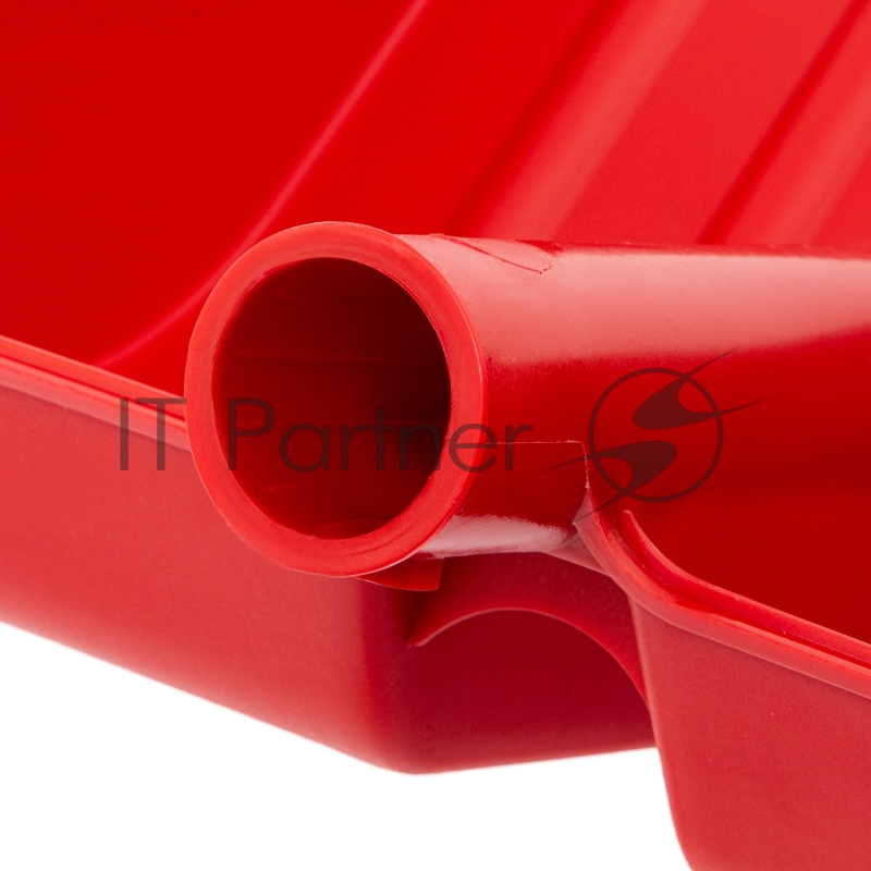 Лопата для уборки снега пластиковая, красная, 420х425 мм, без черенка, Россия// Сибртех