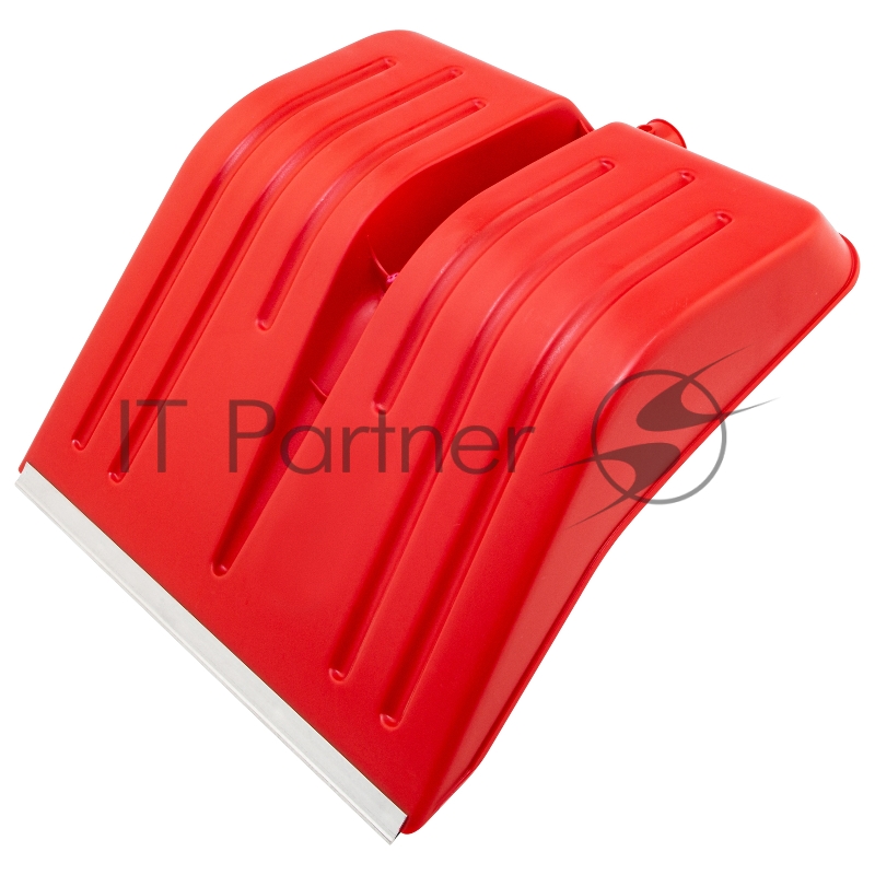 Лопата для уборки снега пластиковая, красная, 420х425 мм, без черенка, Россия// Сибртех