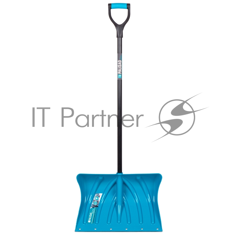 Лопата для уборки снега пластиковая LUXE,500х325х1300 мм, металлопластиковый черенок// Palisad