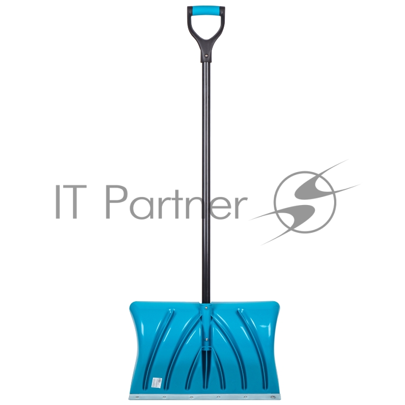 Лопата для уборки снега пластиковая LUXE,500х325х1300 мм, металлопластиковый черенок// Palisad