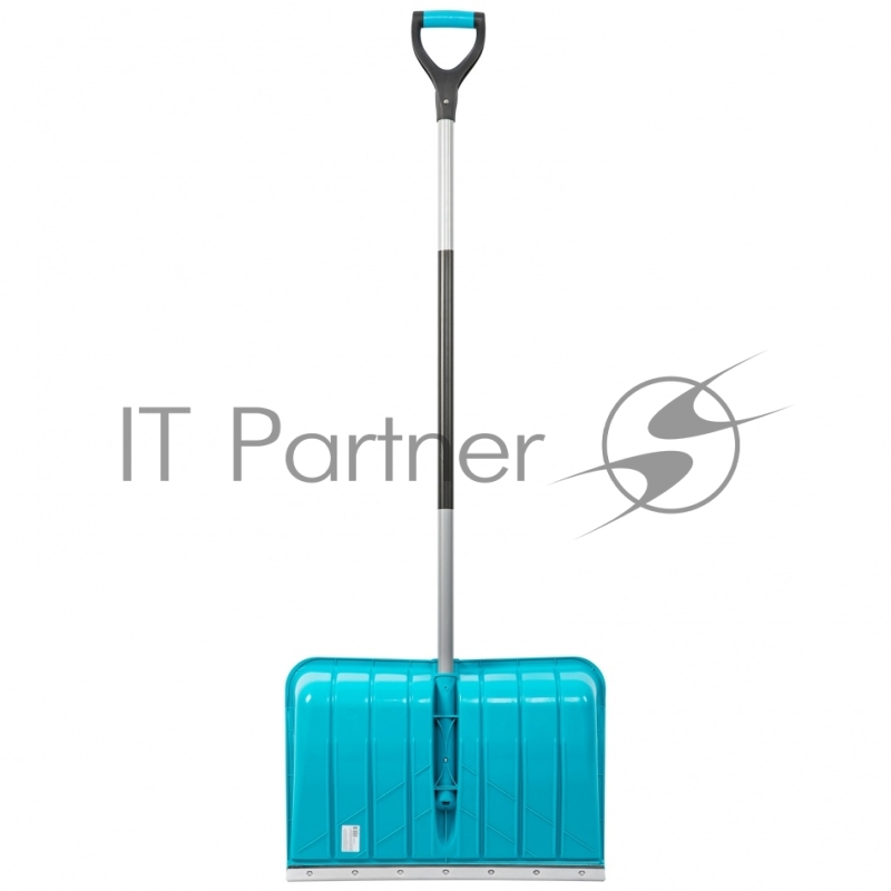 Лопата для уборки снега пластиковая LUXE, 540х375х1520 мм, стальной черенок// Palisad
