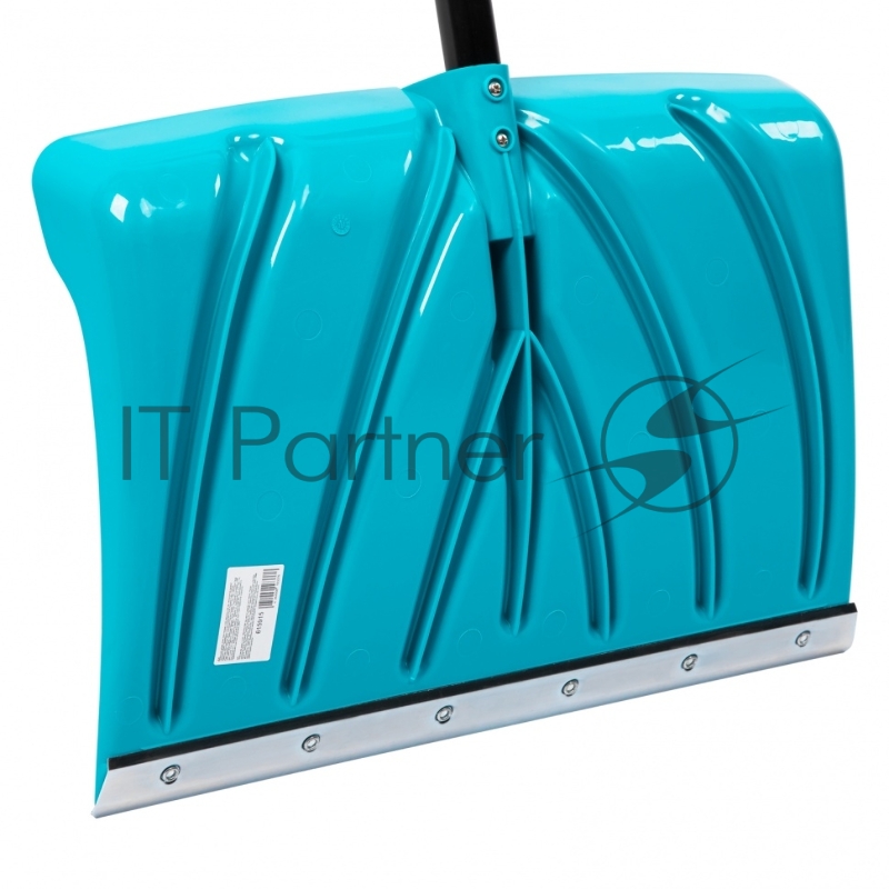 Лопата для уборки снега пластиковая LUXE,460х335х1300 мм, металлопластиковый черенок// Palisad