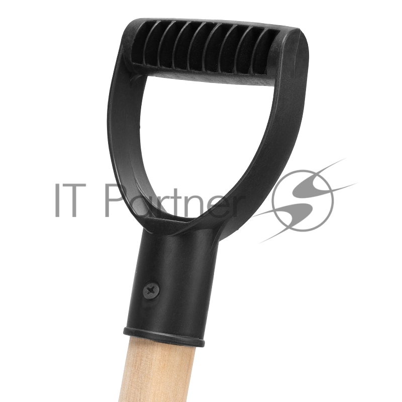 Лопата для уборки снега пластиковая, 275х365х865 мм, деревянный черенок// Sparta