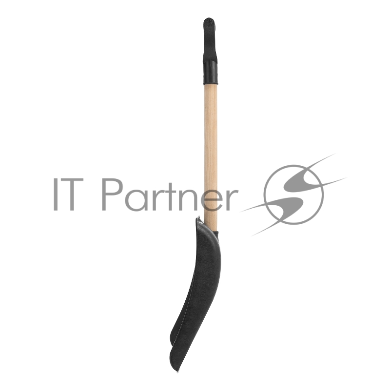 Лопата для уборки снега пластиковая, 275х365х865 мм, деревянный черенок// Sparta