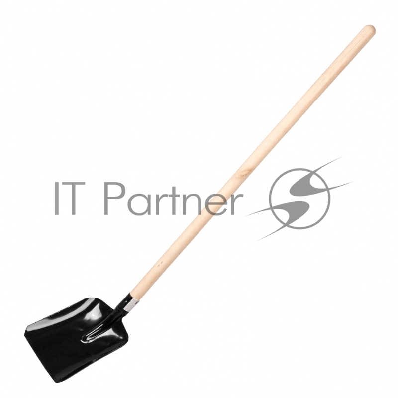 Лопата совковая, 230х280х1400 мм, деревянный черенок// Россия