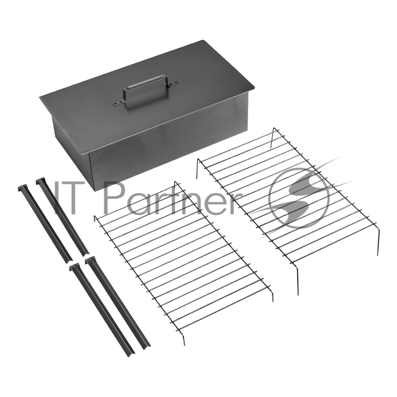 Коптильня двухъярусная 500x270x175 мм, 0,8 мм, с поддоном, на ножках, Россия Camping// Palisad