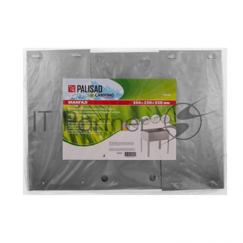 Мангал эконом 350x250x350 мм, Россия Camping// Palisad